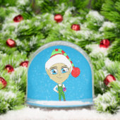 Chibi elf schneekugeln (Weihnachten)