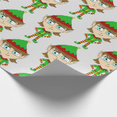 Chibi-Elf-Taste Geschenkpapier (Ecke)
