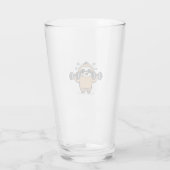 Chibi Faultier Fitnessstudio Misserfolg � Cute Kaw Glas (Rückseite)