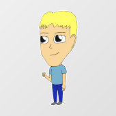 Chibi Fensteraufkleber (Blatt)