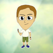 Chibi Fensteraufkleber (Blatt 3)