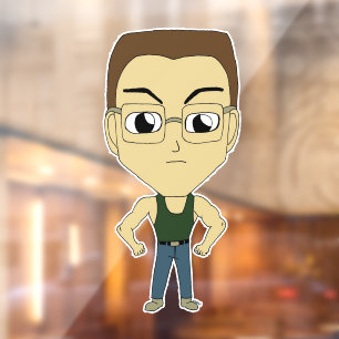 Chibi Fensteraufkleber