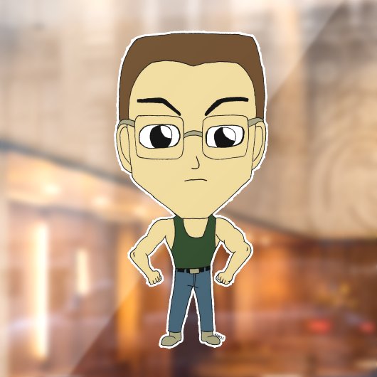 Chibi Fensteraufkleber (Blatt 2)