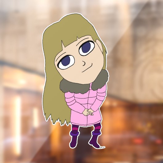 Chibi Fensteraufkleber (Blatt 2)