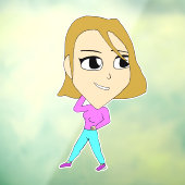 Chibi Fensteraufkleber (Blatt 3)