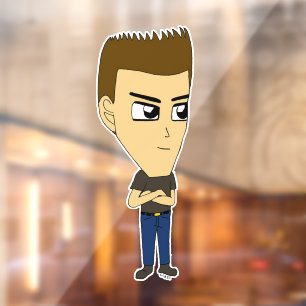 Chibi Fensteraufkleber