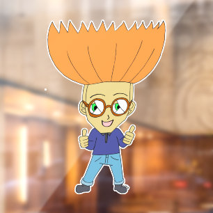 Chibi Fensteraufkleber