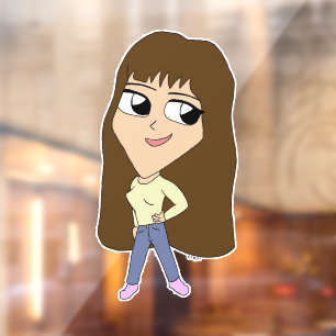 Chibi Fensteraufkleber
