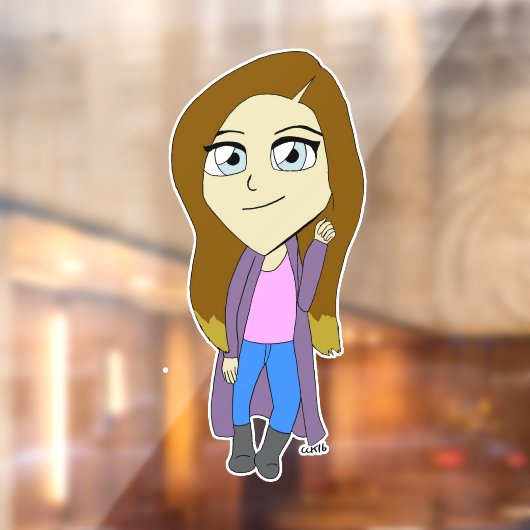 Chibi Fensteraufkleber (Blatt 2)