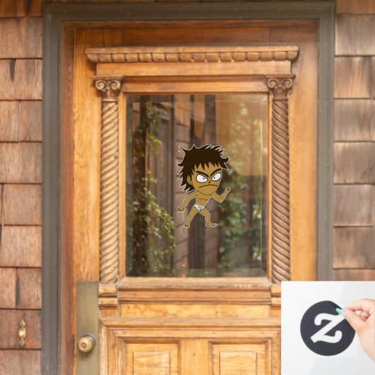 Chibi Fensteraufkleber (Haustür)