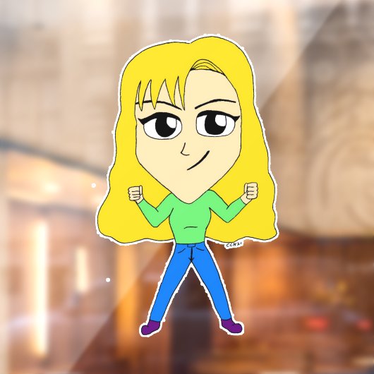 Chibi Fensteraufkleber (Blatt 2)