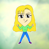 Chibi Fensteraufkleber (Blatt 3)