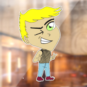 Chibi Fensteraufkleber