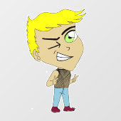 Chibi Fensteraufkleber (Blatt)