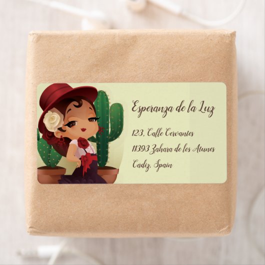 Chibi flamenco in spanischer Sprache (Insitu)