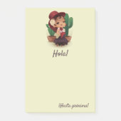 Chibi flamenco in spanischer Sprache Post-it Klebezettel (Vorderseite)