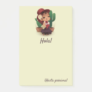 Chibi flamenco in spanischer Sprache Post-it Klebezettel