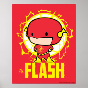 Chibi-Flash mit Elektrizität Poster