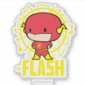 Chibi Flash mit Strom Aufkleber (Vorderseite)