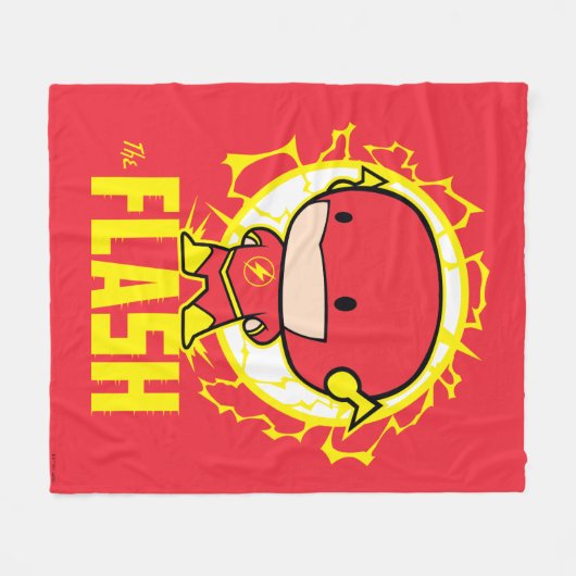 Chibi Flash mit Strom Fleecedecke (Vorderseite (Horizontal))