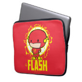 Chibi Flash mit Strom Laptopschutzhülle (Vorderseite Links)