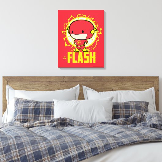 Chibi Flash mit Strom Leinwanddruck (Insitu (Schlafzimmer))