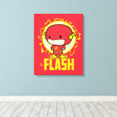 Chibi Flash mit Strom Leinwanddruck (Insitu (Holzboden))