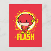 Chibi Flash mit Strom Postkarte (Vorderseite)