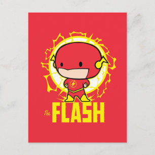 Chibi Flash mit Strom Postkarte