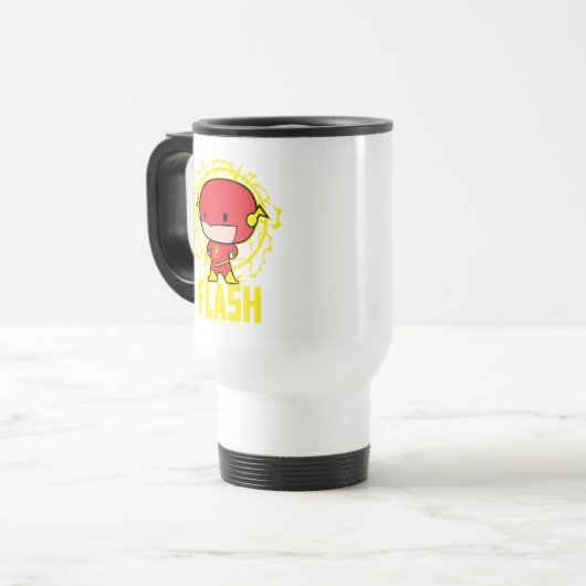 Chibi Flash mit Strom Reisebecher (Vorderseite Links)