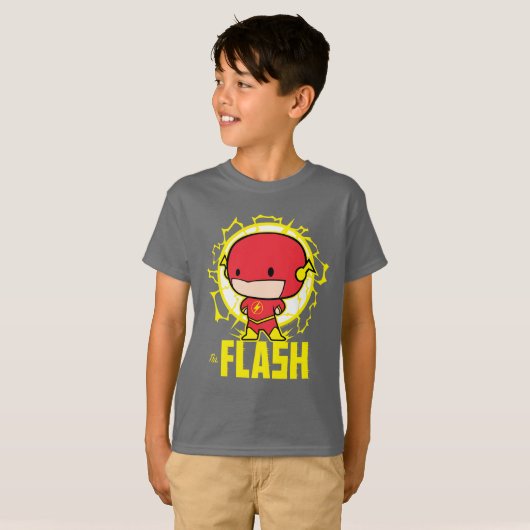 Chibi Flash mit Strom T-Shirt (Vorne ganz)