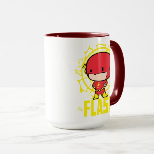 Chibi Flash mit Strom Tasse (VorderseiteRechts)