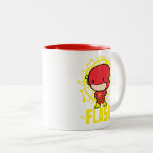 Chibi Flash mit Strom Zweifarbige Tasse (VorderseiteRechts)