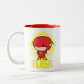 Chibi Flash mit Strom Zweifarbige Tasse (Links)