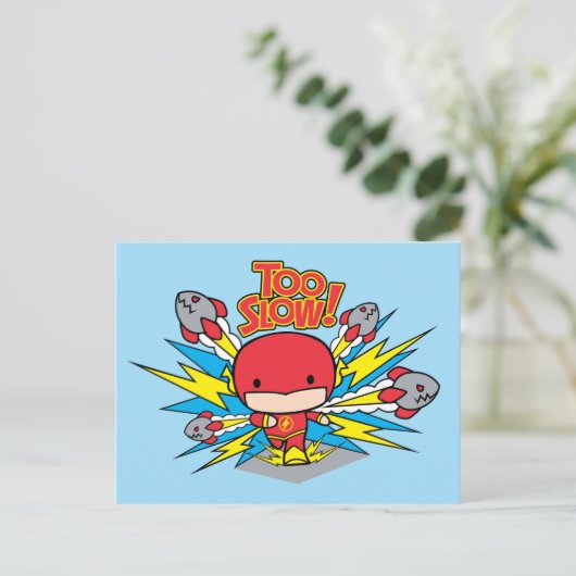 Chibi Flash Outdoor Rockets Postkarte (Stehend Vorderseite)