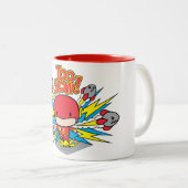 Chibi Flash Outdoor Rockets Zweifarbige Tasse (VorderseiteRechts)