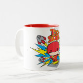 Chibi Flash Outdoor Rockets Zweifarbige Tasse (Vorderseite Links)