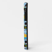 Chibi Flash, Superman und Batman Racing Pattern Case-Mate iPhone Hülle (Hinten/Links)