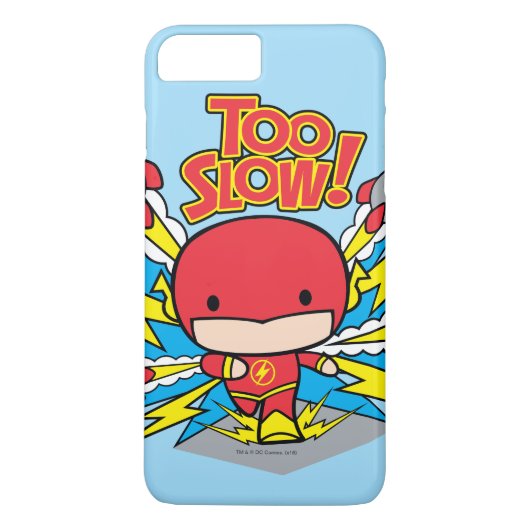 Chibi Flash überholt Raketen Case-Mate iPhone Hülle (Rückseite)