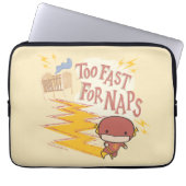 Chibi Flash | Zu schnell für Nickerchen Laptopschutzhülle (Vorderseite)
