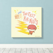Chibi Flash | Zu schnell für Nickerchen Leinwanddruck (Insitu (Holzboden))