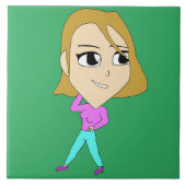 Chibi Fliese (Vorderseite)