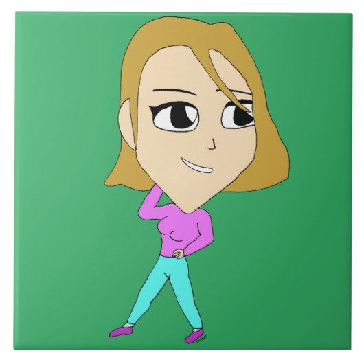 Chibi Fliese (Vorderseite)