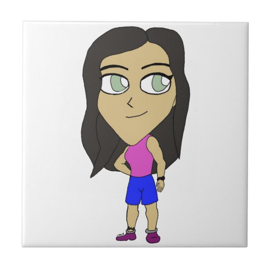 Chibi Fliese (Vorderseite)