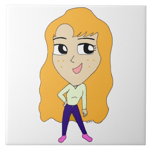 Chibi Fliese (Vorderseite)