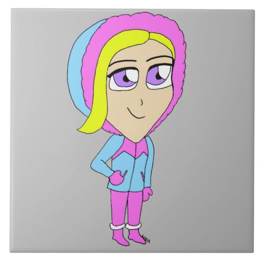Chibi Fliese (Vorderseite)