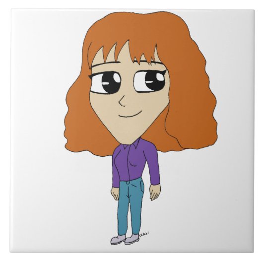 Chibi Fliese (Vorderseite)