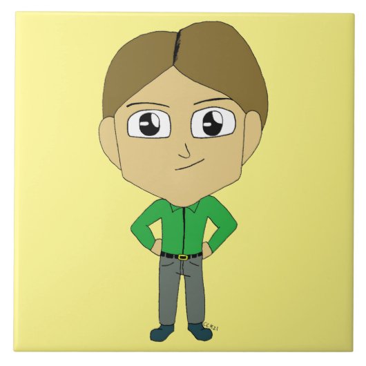 Chibi Fliese (Vorderseite)