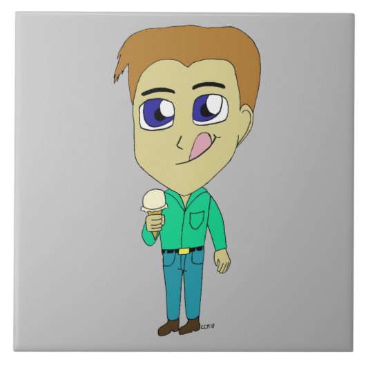 Chibi Fliese (Vorderseite)