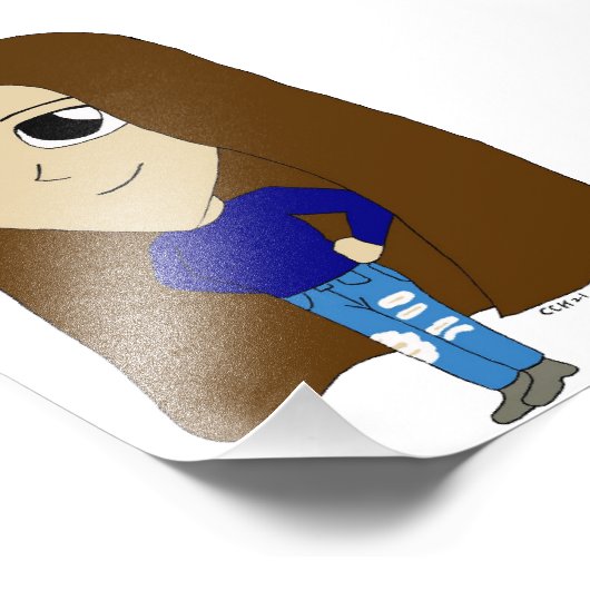 Chibi Fotodruck (Ecke)